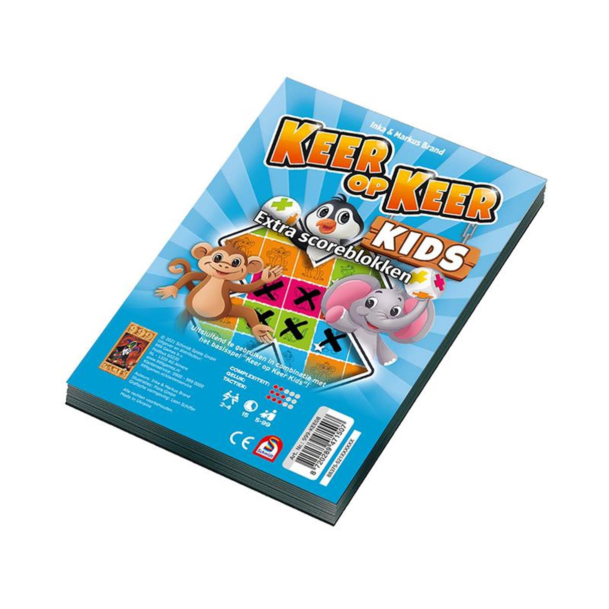 999games keer op keer kids scoreblokken 2 stuks