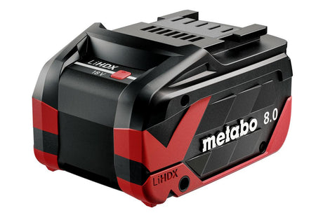 Metabo batterij 18v 8,0ah liahd xtreme