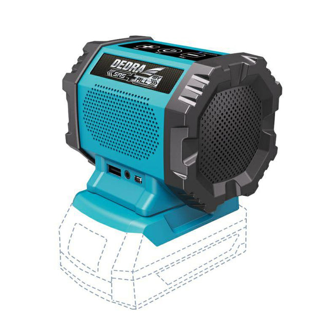Dedra bluetooth batterij luidspreker 18v usb%%