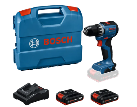 Bosch schroevendraaier 18v gsr18v-52 2x2,0ah 52 25nm i-case