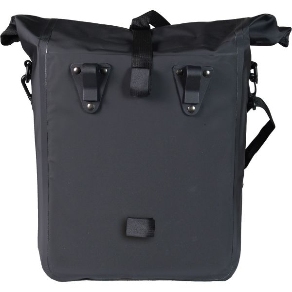Greenlands fietstas waterproof small 18.5 liter 27 x 49 x 14 cm - zwart