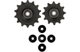 Trivio - derailleurwieltjes 12 14t chromo lagers