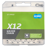 Kmc x12 waxed - silver (nickel plated)