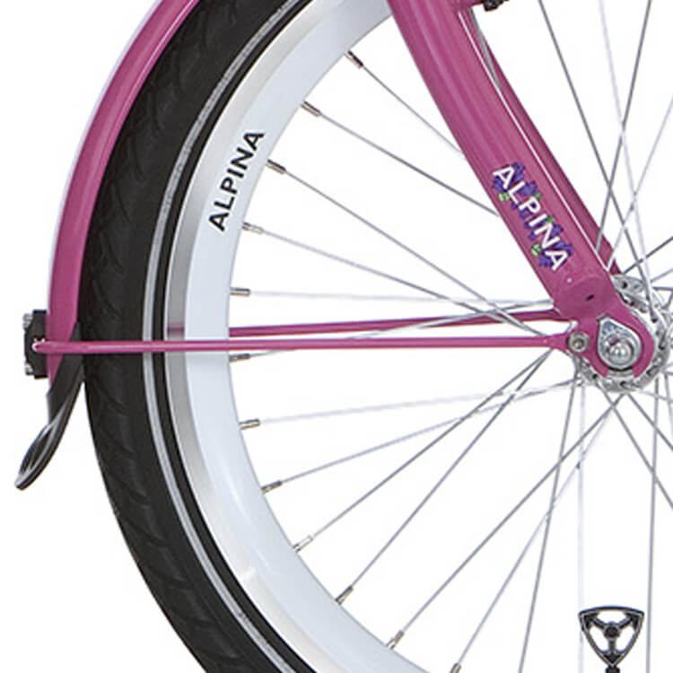 Alpina fender rod set 22 Candy Pink