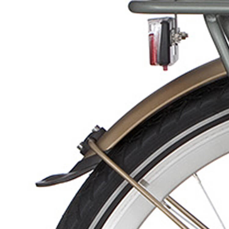 Alpina Fender bakom 24 Curve Matt Gold