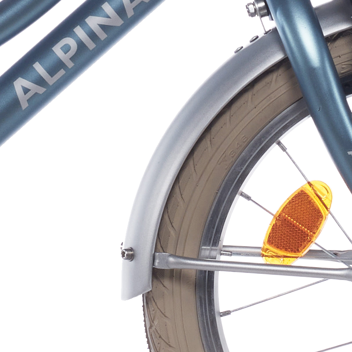 Alpina Fender Set + Rod 18 Cargo Silber Matt