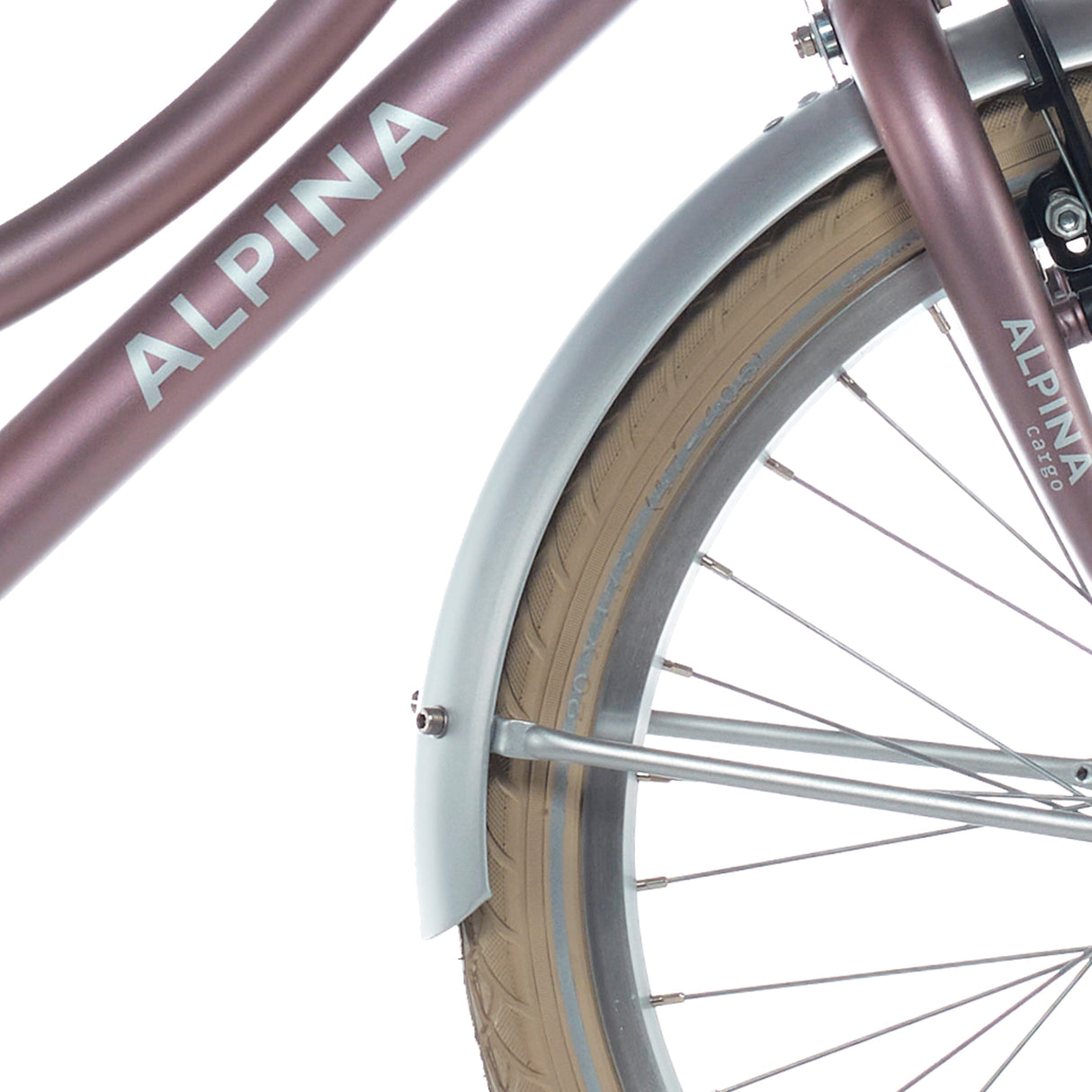 Alpina Fender Set + Rod 20 last Silver Matt