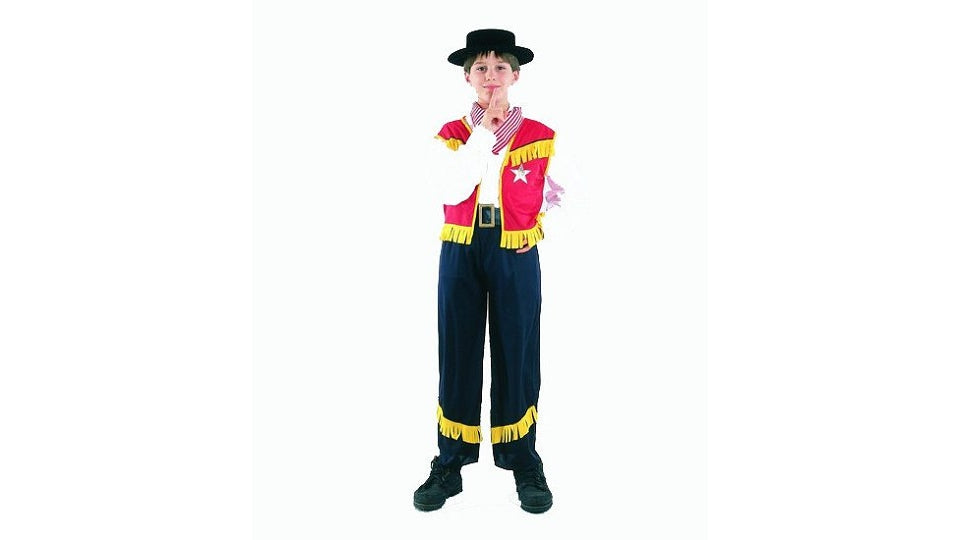 Clown Clown Children's costume Cowboy 7-9 years