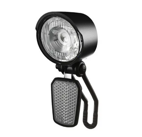 Spanninga xeno 15 koplamp 15lux naafdynamo aan uit kaart