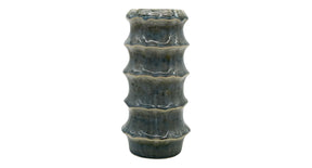 Vase ceramic 'yves' d14.2x27.5h green