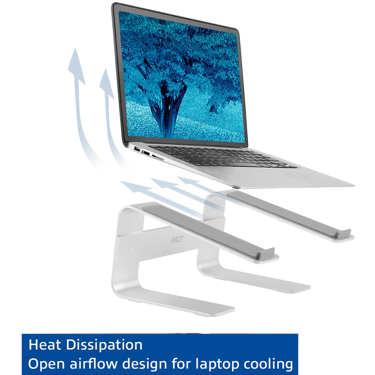 Standardowe aluminium Laptopa Act Connectivity