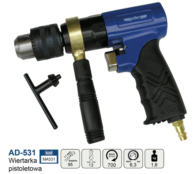 Adler pneumatische pistoolboor ad-531