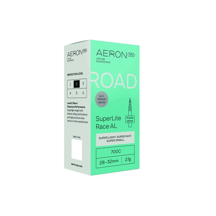 Aeron tpu aeron tpu road - superlite race al 28-32 presta valve 65 700c