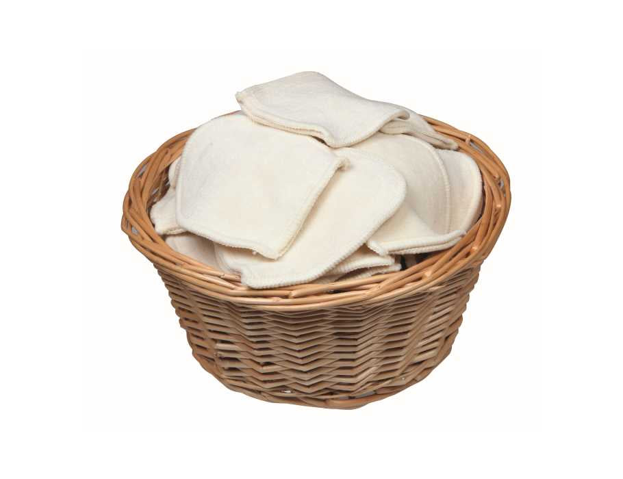 Anae wasbare mini washandjes in bulk - 50st