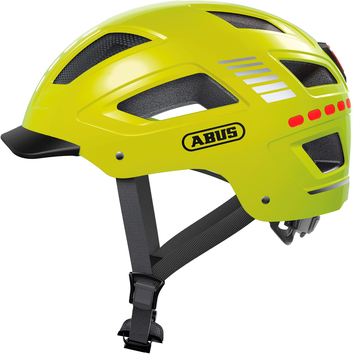 ABUS Casco Hyban 2.0 LED SEÑAL Amarillo M 52-58 cm