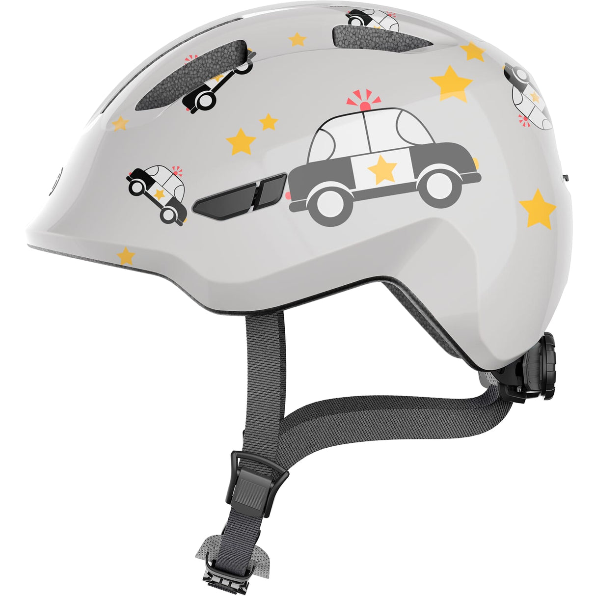 Abus Helmet Child Smiley 3.0 Gray Cars (45-50 cm)