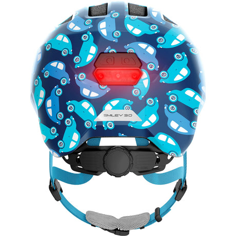 ABUS Helmet Smiley 3.0 LED Blue Car m 50-55 cm