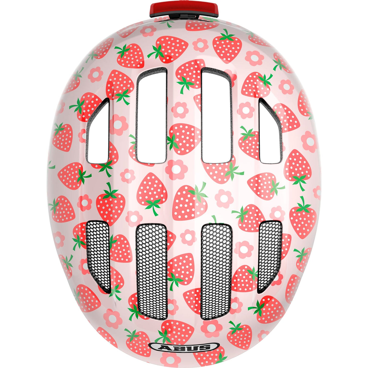 ABUS Helms Smiley 3.0 LED Rose Strawberry M 50-55 cm