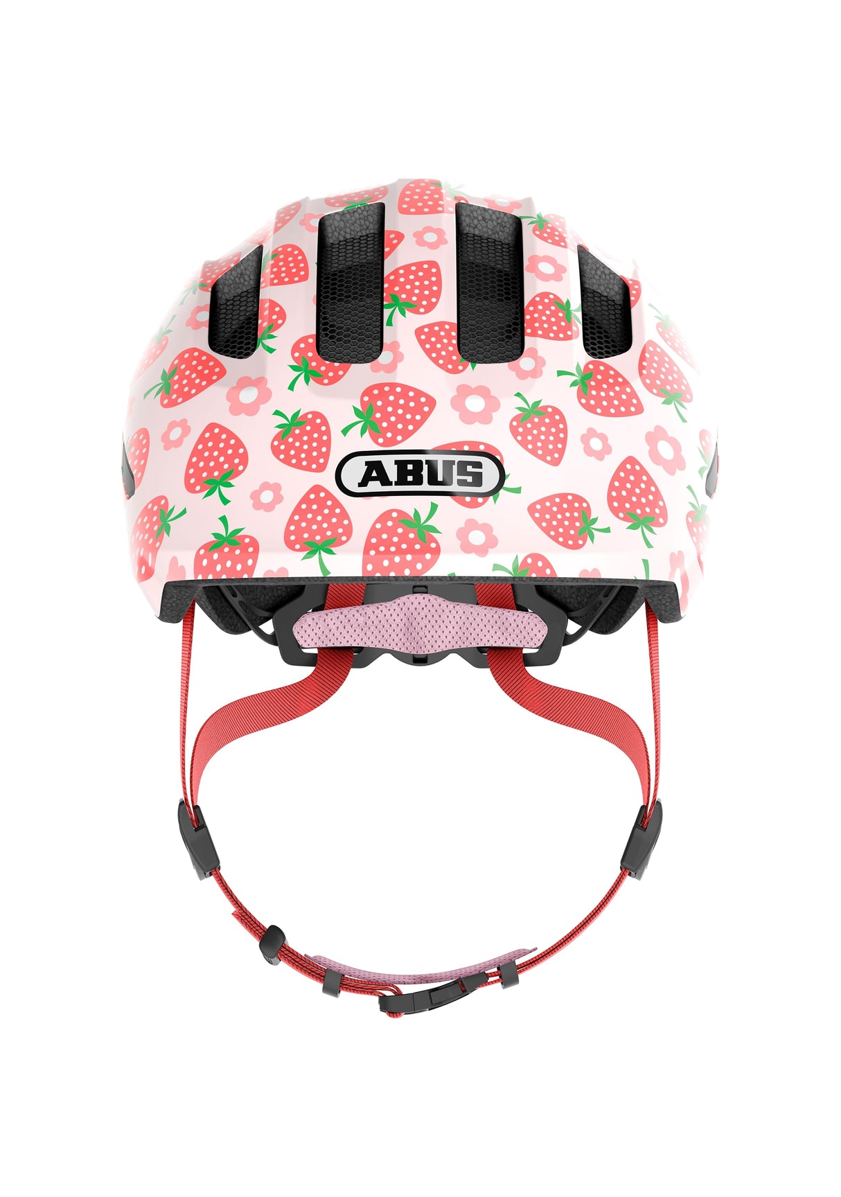 Abus Helms Smiley 3.0 LED Rose Strawberry M 50-55 cm