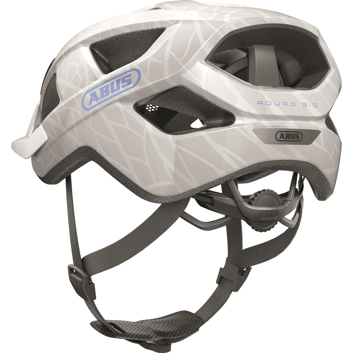 Abus helm aduro 3.0 white art l 58-62cm