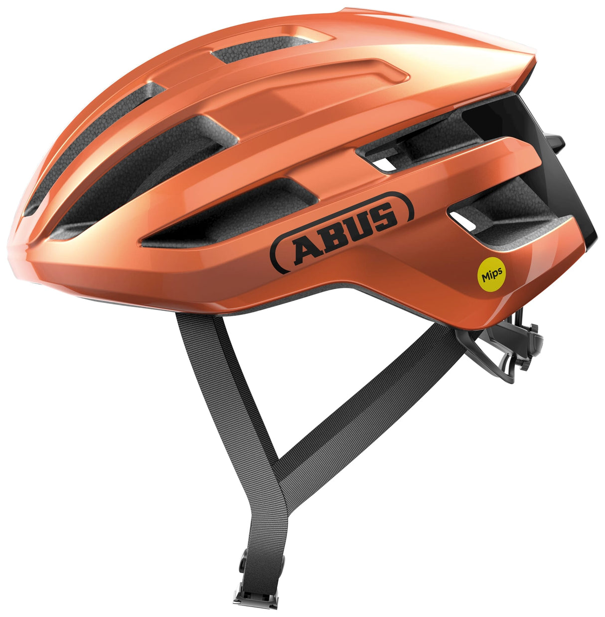 Abus Helm powerdomeome mips Goldfësch orange m 54-58cm