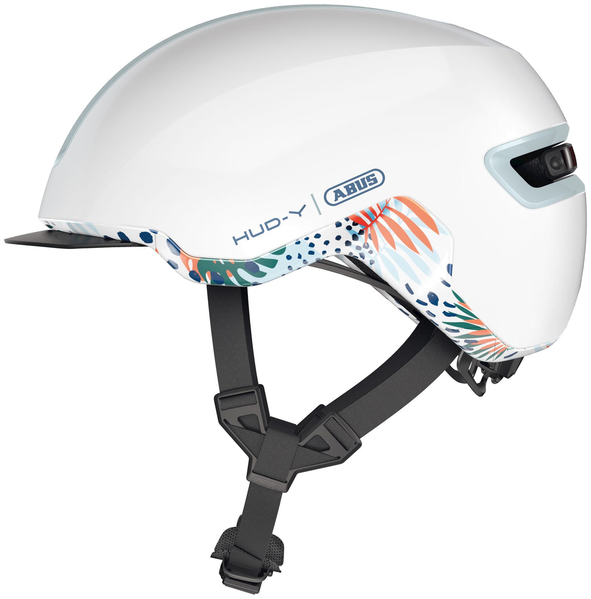 Abus helm hud-y flower white s 51-55 cm