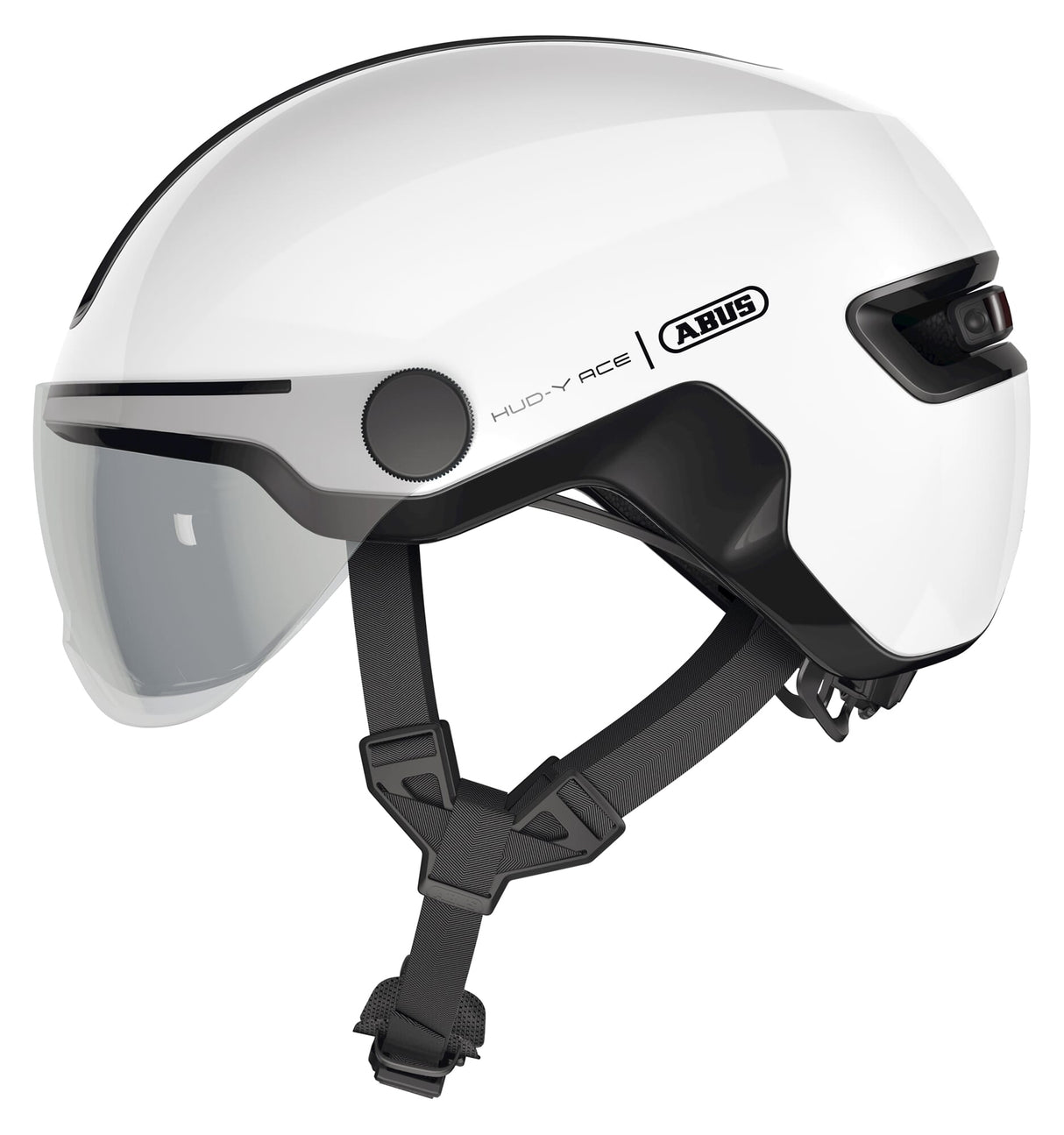 Abus Helm Hud-y Ace Shiny White M 54-58 cm