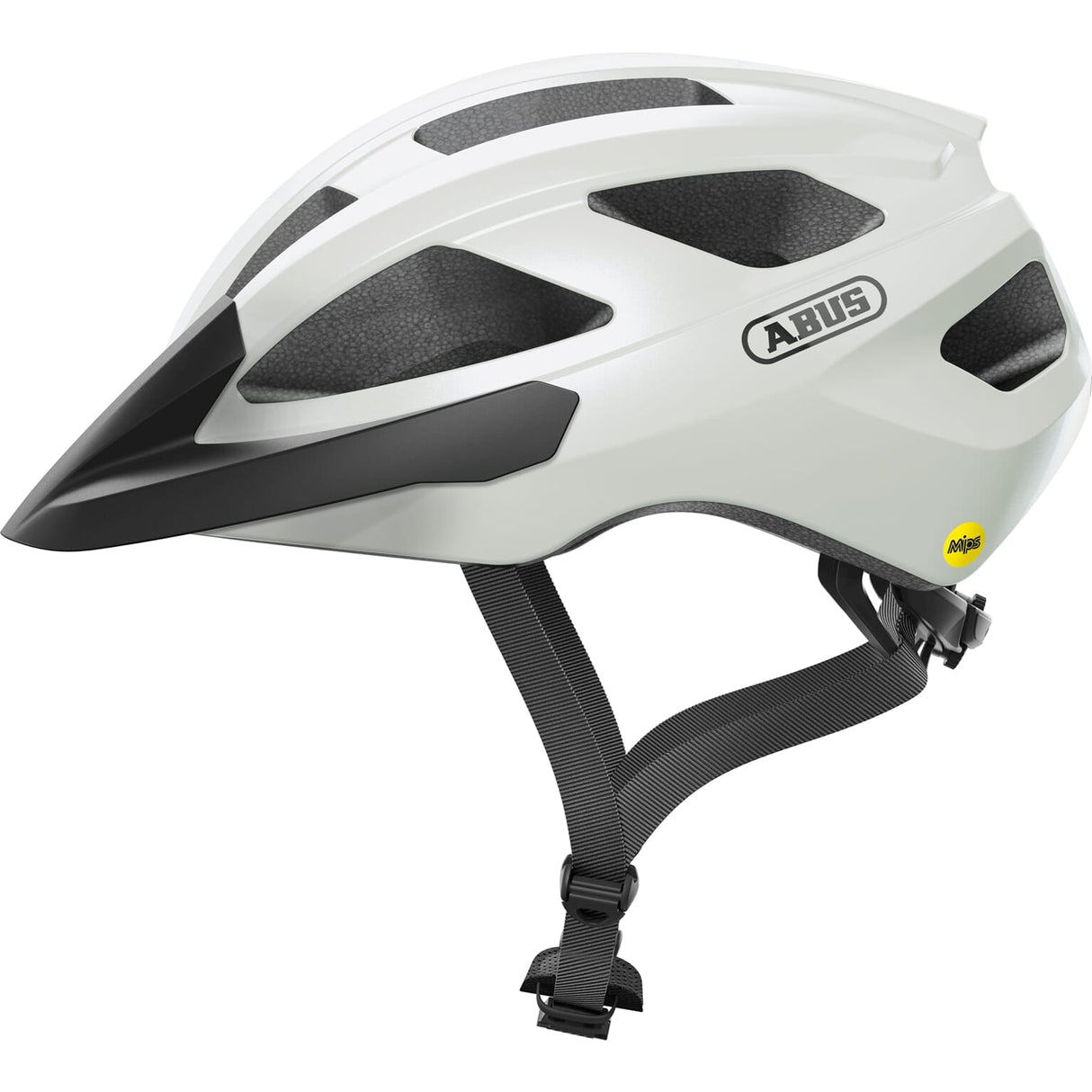 Abus Casco Macatgoud Mips Pearl White M 52-58 cm