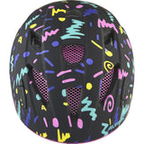 Olympic sportswear alpina sports kinderhelm ximo flash black-confetti 49-54 mat
