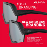 Olympic sportswear alpina sports sportbril rocket q-lite mat grijs