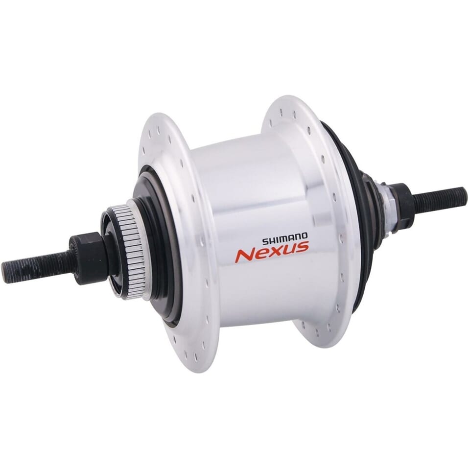 Shimano nach Hub Nexus 7V SG-C3001 36G Scheibenbremse Silber