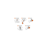 Axa slot ketting absolute c5-90 code zwart safety index 7