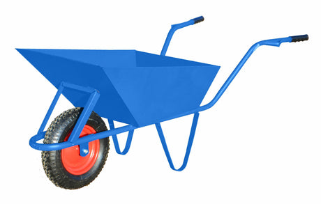 Awtools bouw kruiwagen 85l 2,0mm blauw + achterwiel