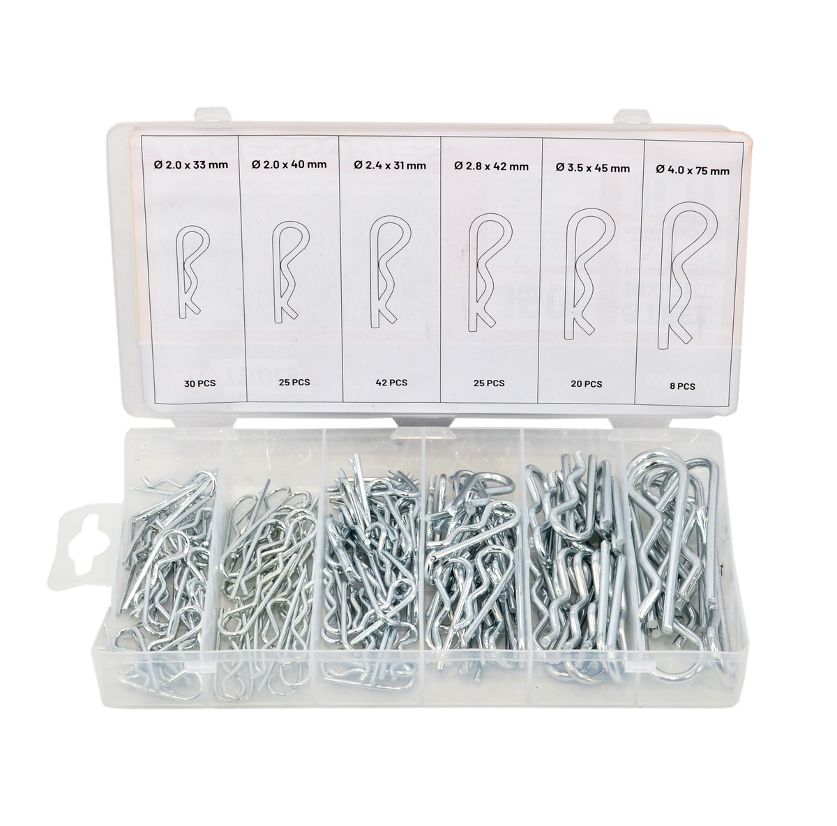 Awtools springpin 150szt. mix