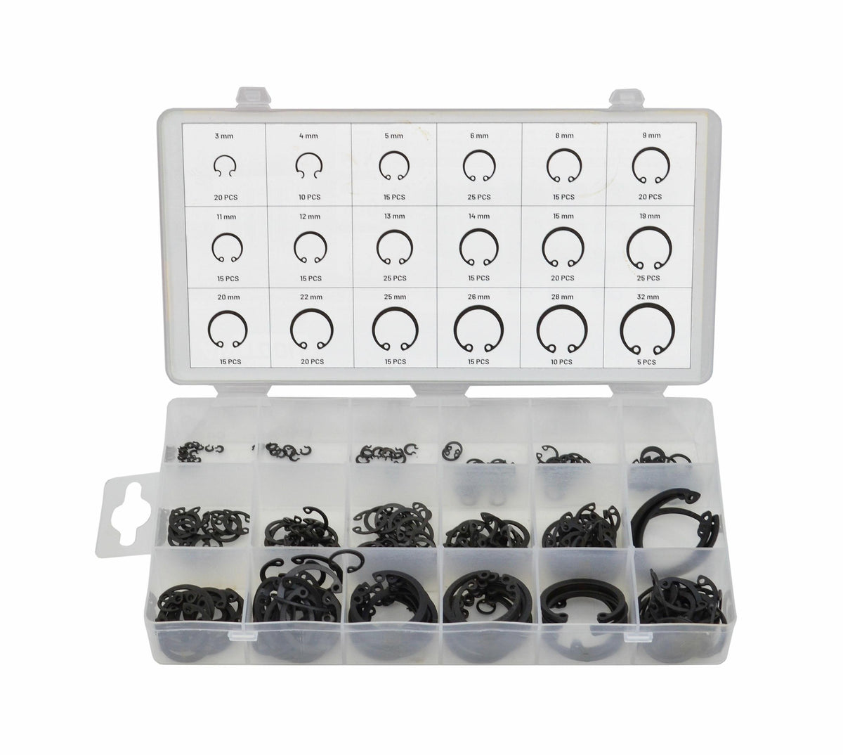 Awtools binnenste seger ringen 300szt. mix