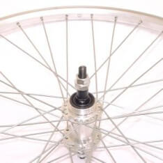 Roue arrière Roland 26 x 1,75 fixe litrewh apex argent zinc sp sp