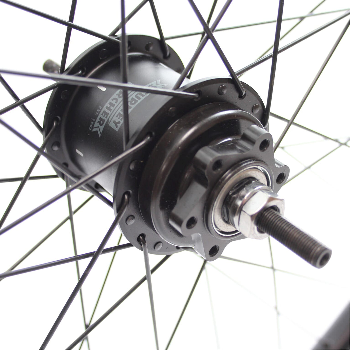 Roland achterwiel 28 36g a2k dw velg vrijloop zwart