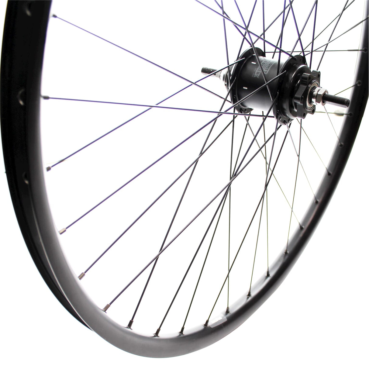 Roland achterwiel 28 36g a2k dw velg vrijloop zwart