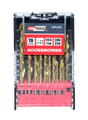 Awtools metaalboor tytan ingesteld 19szt. 1,0-10,0mm kunststof behuizing
