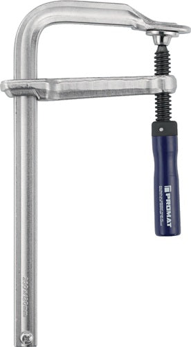 Promat tecwerk geheel stalen schroefklem | spanwijdte 250 mm werkbereik 120 mm | houten greep - 4000831454