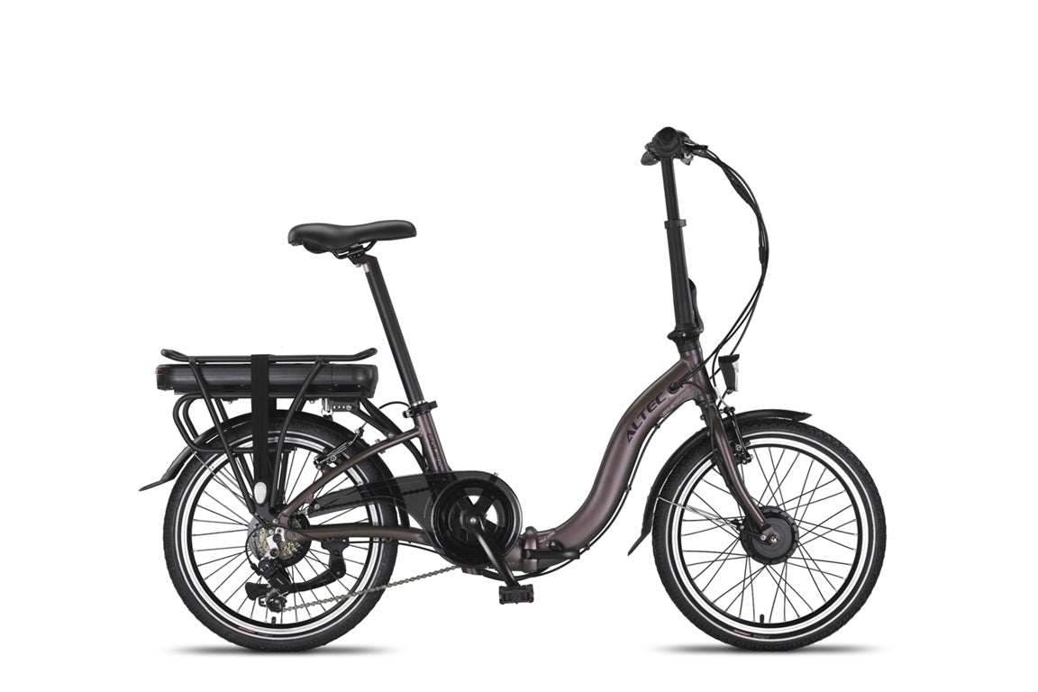 Altec Komfort E-Bike klappt Vëlo 20 Zoll 7-Spd. 518 Whter Terra Brown M129 40NM -