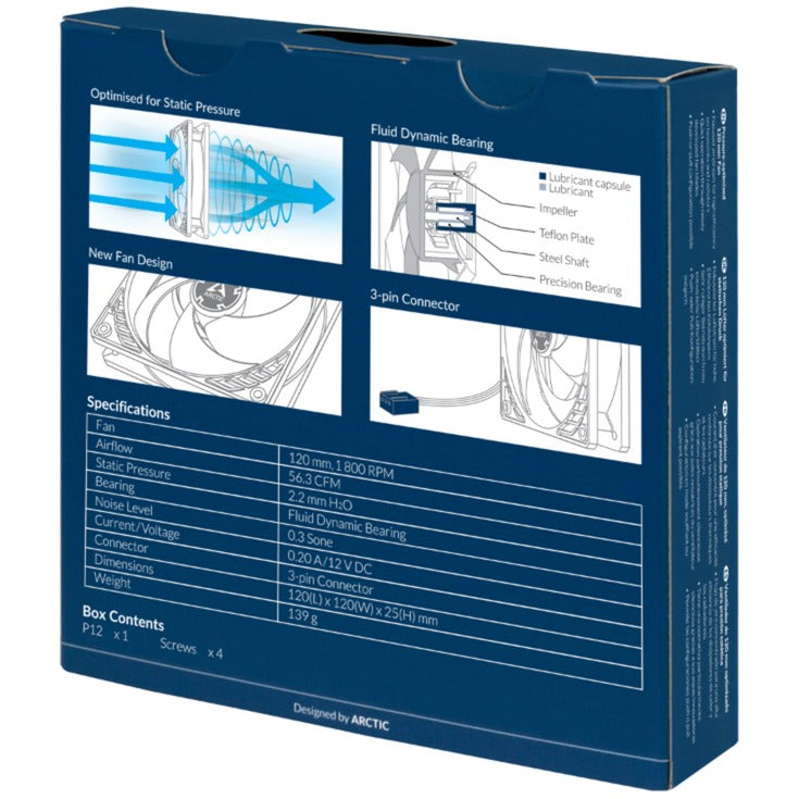 Arktis P12 120x120x25