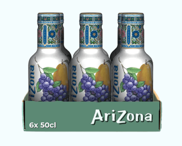 Arizona blueberry white tea pet (6x 50cl)