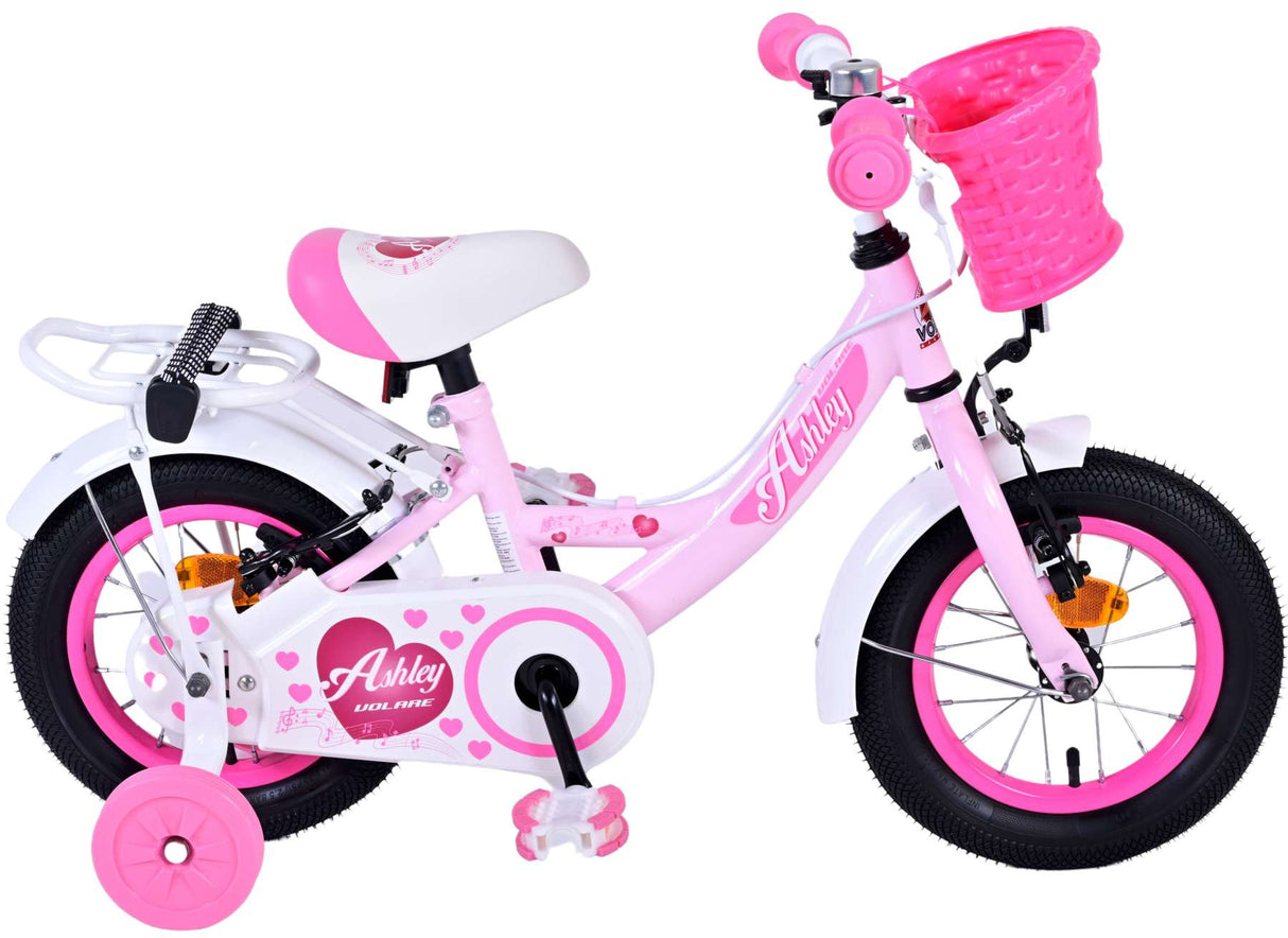 Valorare Ashley Children's Bike Girls Girls da 12 pollici Rosa freni a due mani