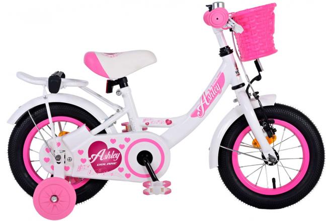 Volare Ashley Children's Bicycle - Girls - 12 pouces - blanc