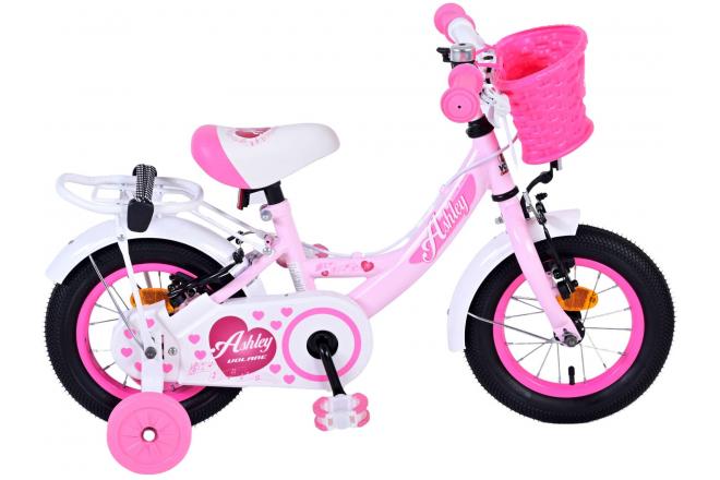 Valorare Ashley Children's Bike Girls Girls da 12 pollici Rosa freni a due mani