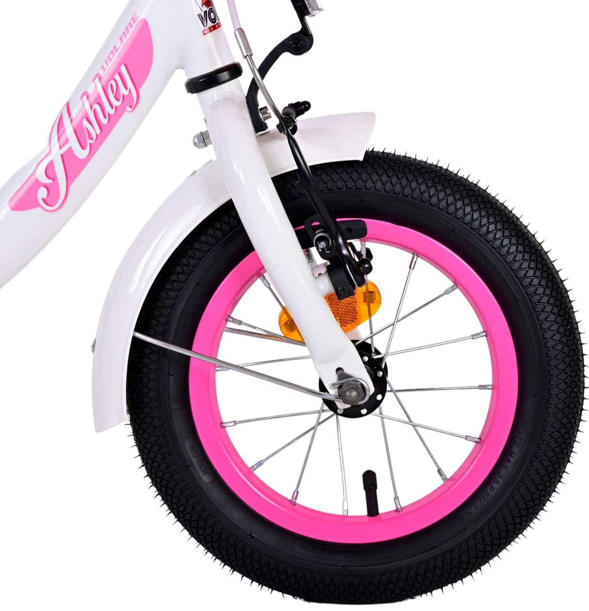 Bicycle per bambini di Vlatare Ashley - Girls - 12 pollici - Bianco