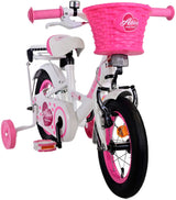 Volare Ashley Children's Bicycle - Girls - 12 Inch - White