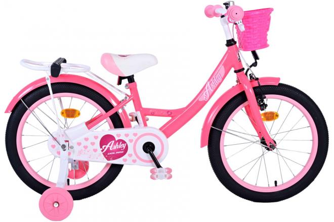 Volare Ashley Children's Bike Girls 18 Inch Pink Red