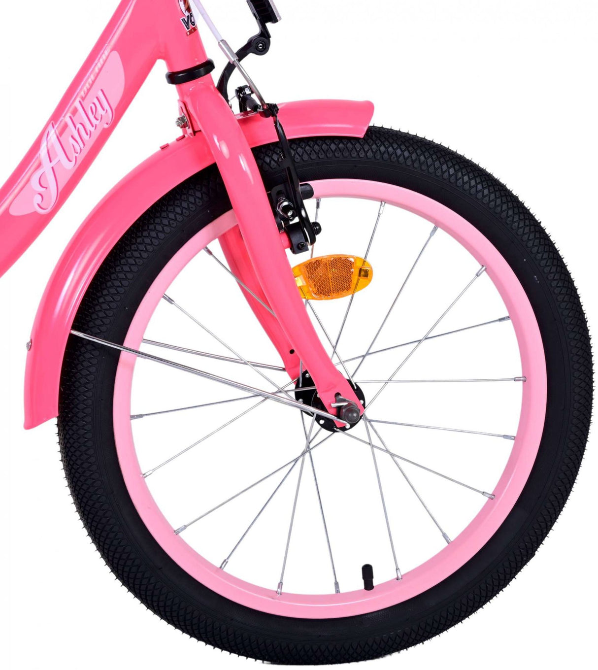 Volare Ashley Children's Bike Girls 18 Inch Pink Red